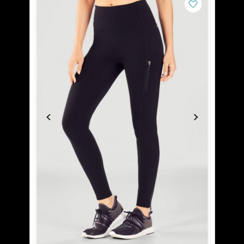 Fabletics Trinity High-Waisted Leggings, Small